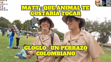 MATT LE PREGUNTA A GLOGLO QUE ANIMAL LE GUSTARÍA TOCAR