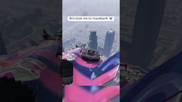 I landed on maze bank 🤯🤯 #shorts