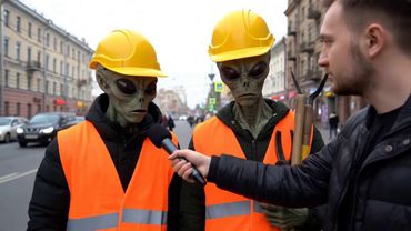 AI журналисты на улицах нейроМосквы: Опрос москвичей с помощью новейших технологий Veo 3