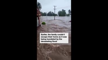 Father thanks 'amazing' crews as family rescued from catastrophic flooding