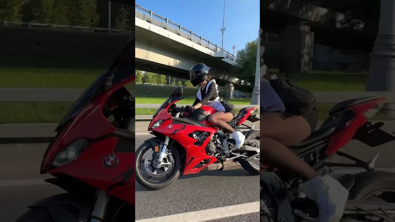 ДЕТИ В ШКОЛУ, а ВЫ КУДА??😁 #мотоТаня школьница на мотоцикле #motoTanya schoolgirl on a motorbike