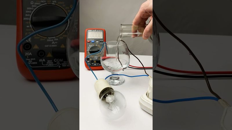 Как вода проводит электричество?