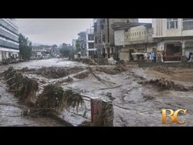 Death toll from flash floods in northwest Pakistan has jumped to 157