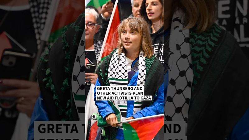 Greta Thunberg, activists plan new aid flotilla to Gaza