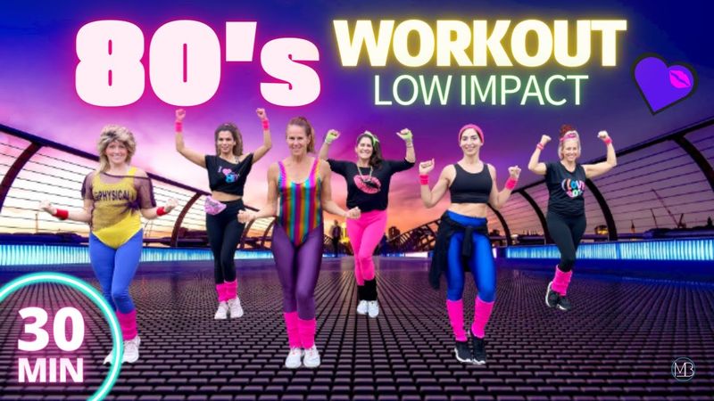 80's Low Impact Aerobics Full Body Workout | Low-Impact Cardio Sculpt