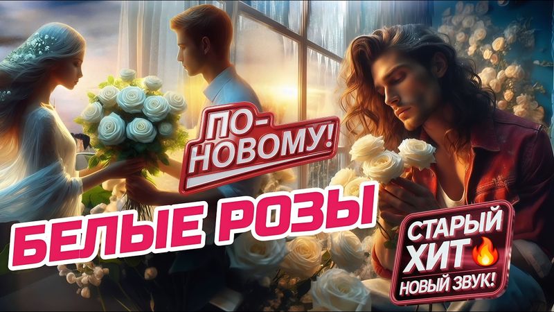 Белые Розы ❄️💐❤️ | С Новым Куплетом | Танцевальный Шансон