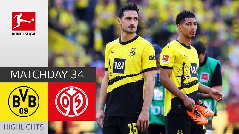Dortmund Heartache As Title Slips Away | BVB - 1. FSV Mainz 05 | Highlights | MD 34 – Buli 2022/23
