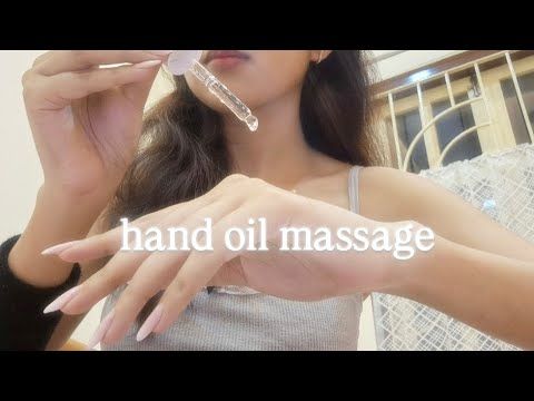 relaxing oil massage on hands asmr (lots of sticky sounds) 🫶🏻