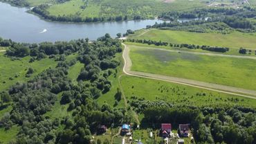 Klin, Moscow Region flight east in 4k June 2022