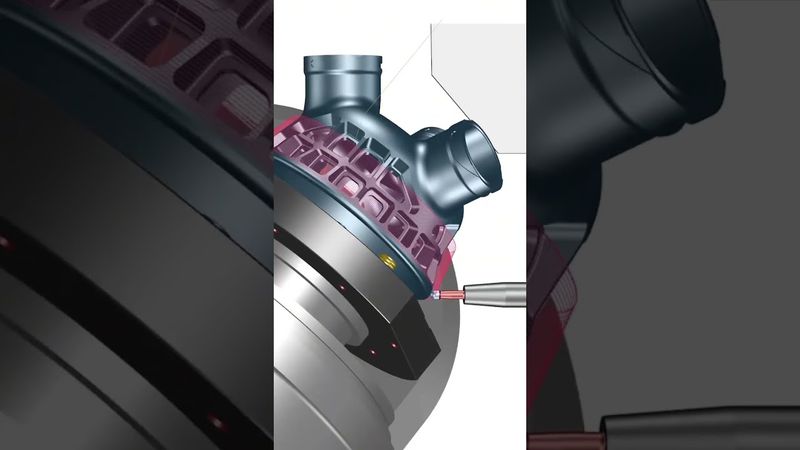 5axis simultaneous machining. what can we machine for you? #prototyping #cncparts #cncmachining