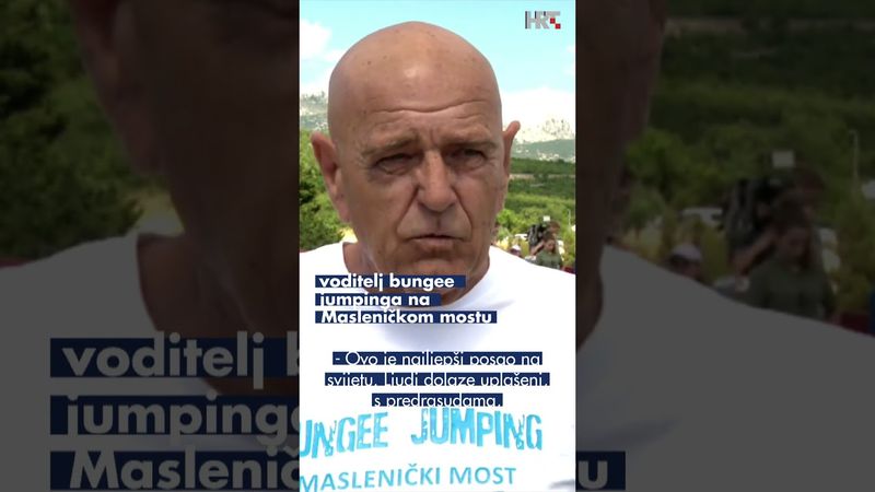 Samo za hrabre - "bungee jumping" na Masleničkom mostu