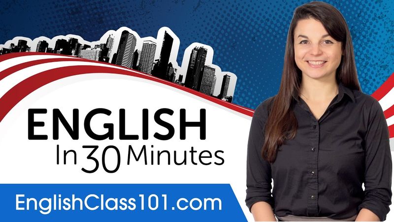 Aprenda inglês em 30 minutos - TODOS os conceitos básicos de inglês que você precisa