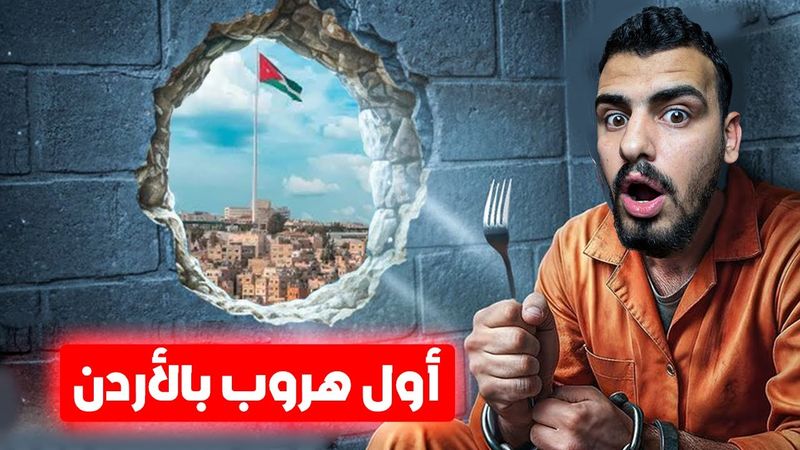 قصة الهروب الوحيد من السجن بتاريخ الأردن ( ذكاء خارق 🤯)