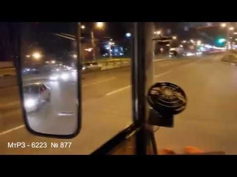 Виды из кабины троллейбуса.