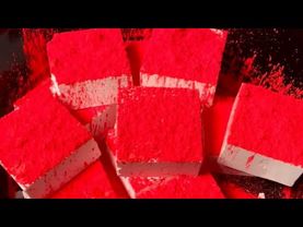 Pigment Powder on Fresh Chalk