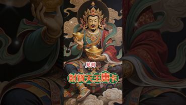 財寶天王降臨！留言「我接財富」，賜你一生富貴錢財無憂！#財寶天王#接財富#富貴榮華#錢財無憂#財神降臨