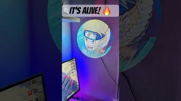 It’s ALIVE! 🔥 #3d #hologram #ledlights #shorts