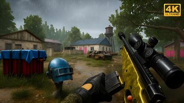 PUBG PC : ERANGLE HEAVY RAIN TPP WIN GAMEPLAY (No Commentary)