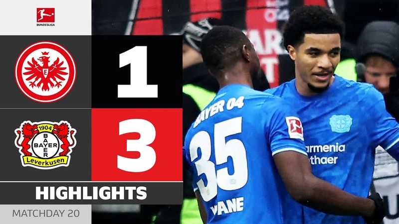 EINTRACHT FRANKFURT - BAYER 04 LEVERKUSEN | Highlights | Matchday 20 | Bundesliga 2025/26