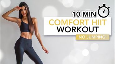 10 MIN COMFORT HIIT WORKOUT (No Jumping/Low Impact) | Eylem Abaci