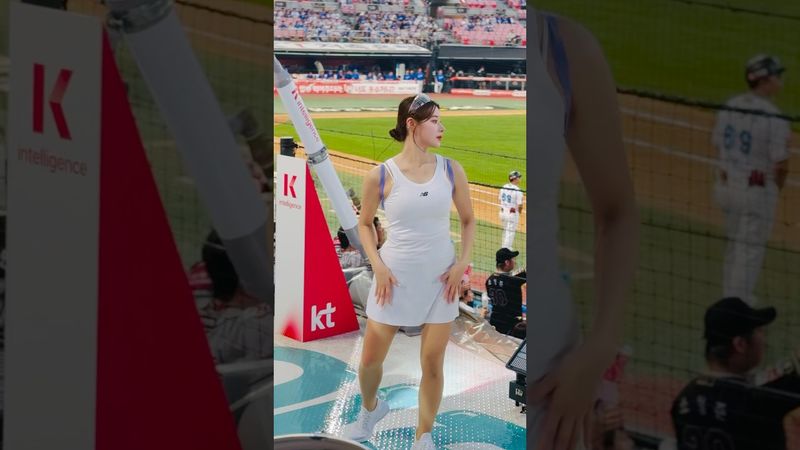 물총 가방 귀여워 #이예빈 #이예빈치어리더#ktwiz #kt위즈 #kt위즈치어리더