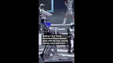 World’s first humanoid robot sporting event opens in Beijing