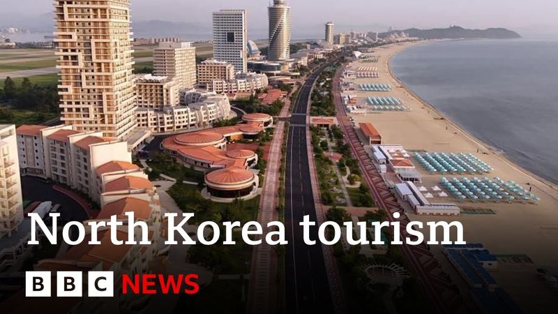 North Korea opens up beach resort in bid to boost tourism | BBC News