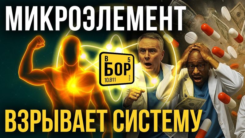 Бор: гормоны, суставы, долголетие, память, рак и сердце — правда, которую от вас скрыли