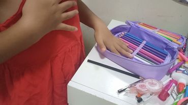 Arrumando o meu estojo com 1 mês