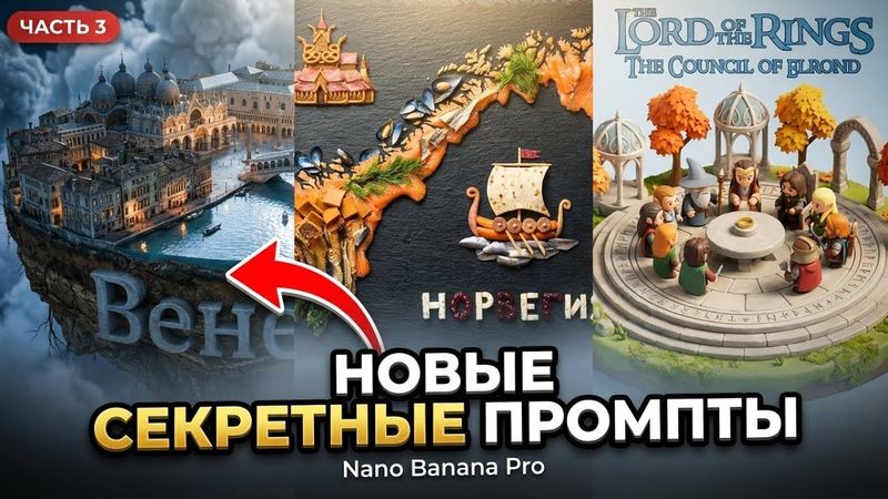 Nano Banana Pro промпты часть 3 — новые секретные техники для генерации визуалов AI