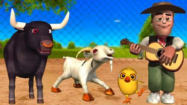 El Pollito pío 3d el Toro y el Tractor de la Granja -el Pollito y el Tractor de la Granja