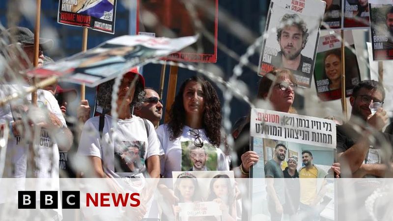 Hundreds of Israeli ex-officials appeal to Trump to help end Gaza war | BBC News