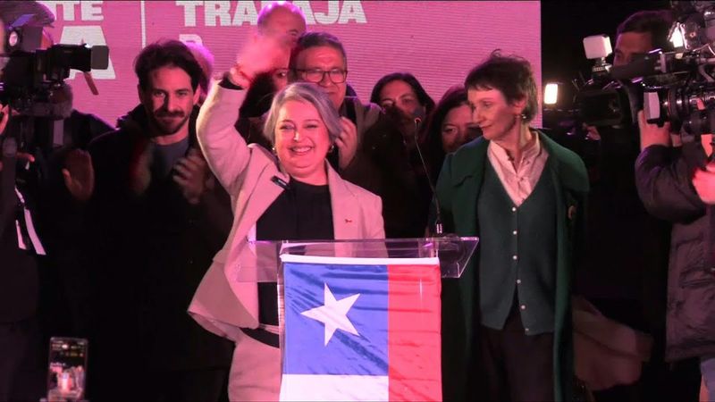 Chile: Jeannette Jara addresses supporters after winning ruling coalition's primary | AFP