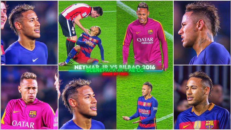 Neymar Jr Vs Atletico Bilbao 2016 / RARE CLIPS ● SCENEPACK 4K ( With AE CC and TOPAZ )