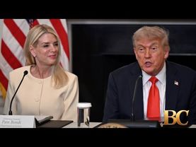 Trump defends US Attorney General Pam Bondi over Epstein files