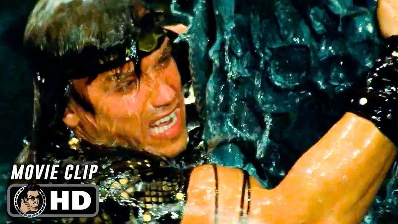 Arnold Fights Monster Fish Scene | RED SONJA (1985) Movie CLIP HD