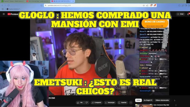 EMETSUKI REACCIONA A GLOGLO DICIENDO QUE VIVIRÁ CON EMI