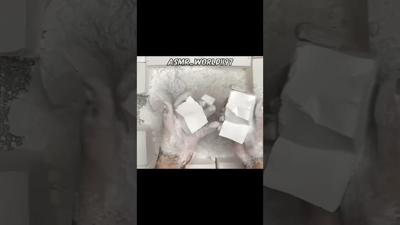 Soft Blocks Crush #oddlysatisfying #relax #satisfying #slime #cornstarch #gymchalkasmr #asmr