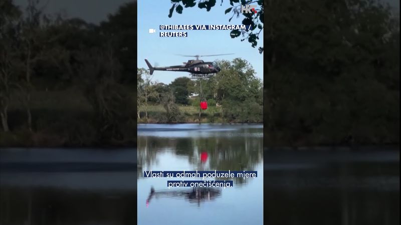 Helikopter se srušio u jezero u Francuskoj tijekom gašenja požara