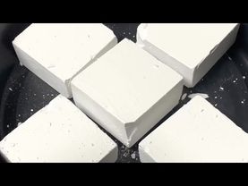 Colorful Cornstarch Paste Combo on Fresh Chalk