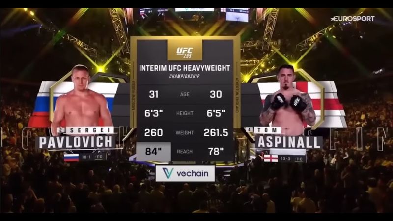 Tom Aspinall vs Sergei Pavlovich Full Fight - UFCfights