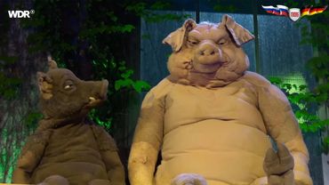 Немецкая сатира: Если ты не пойдёшь воевать против русских, а то они сделают из меня шашлык!