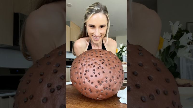 Chocolate Cruffin 🤎🍫 #croissant #pastry #chocolate #dessert #sourdough