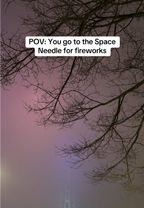 Why was it so foggy bruh  #seattle #spaceneedle #fireworks #ethanykpark 