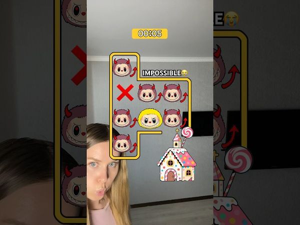 Labubu Challenge👻IMPOSSIBLE😭#shorts