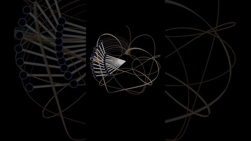 Двойной маятник, или Прогноз погоды #математика