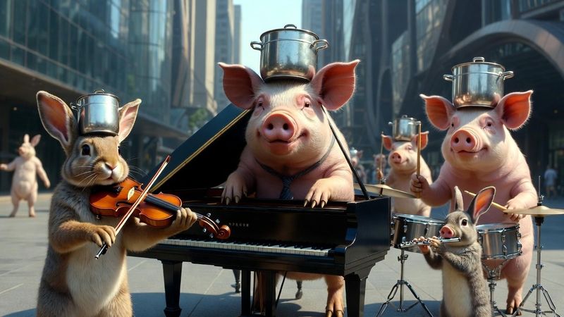 Мы без рук играли на рояле! 🐷 Самая смешная песня про свиней 🐷 Безумный хит 2026