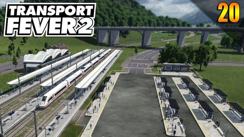 Снес город ради модернизации Станции ЖД неспешная застройка | Transport Fever 2 | S05 #20 (жд игры)