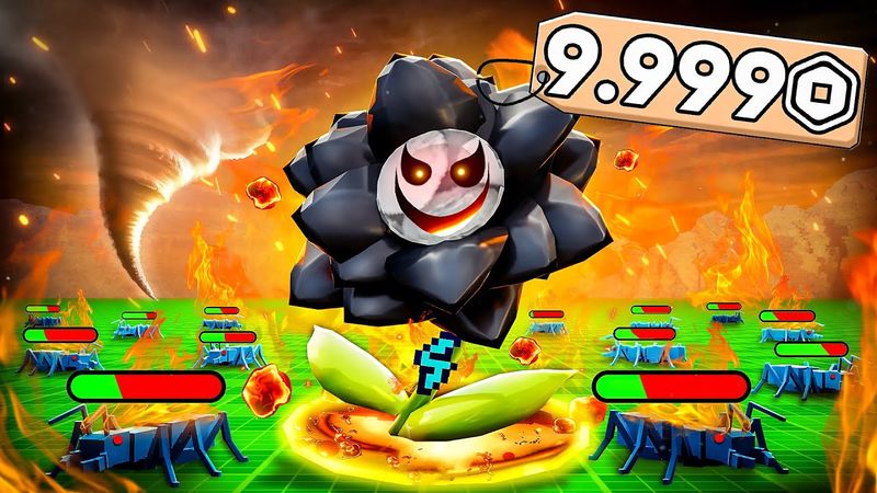 😰Это Донатное Растение ВЫЖИГАЕТ ВСЁ в Защити САД в Роблокс! #5 + Кабан