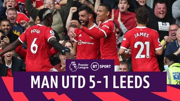 Man Utd v Leeds (5-1) | Fernandes Scores Hat-Trick In Red Devils Romp! | Premier League Highlights